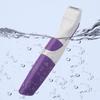 Women Bikini Cordless Trimmer 2 In 1 Waterproof Portable Safe Hair Removal Trimmer Purple