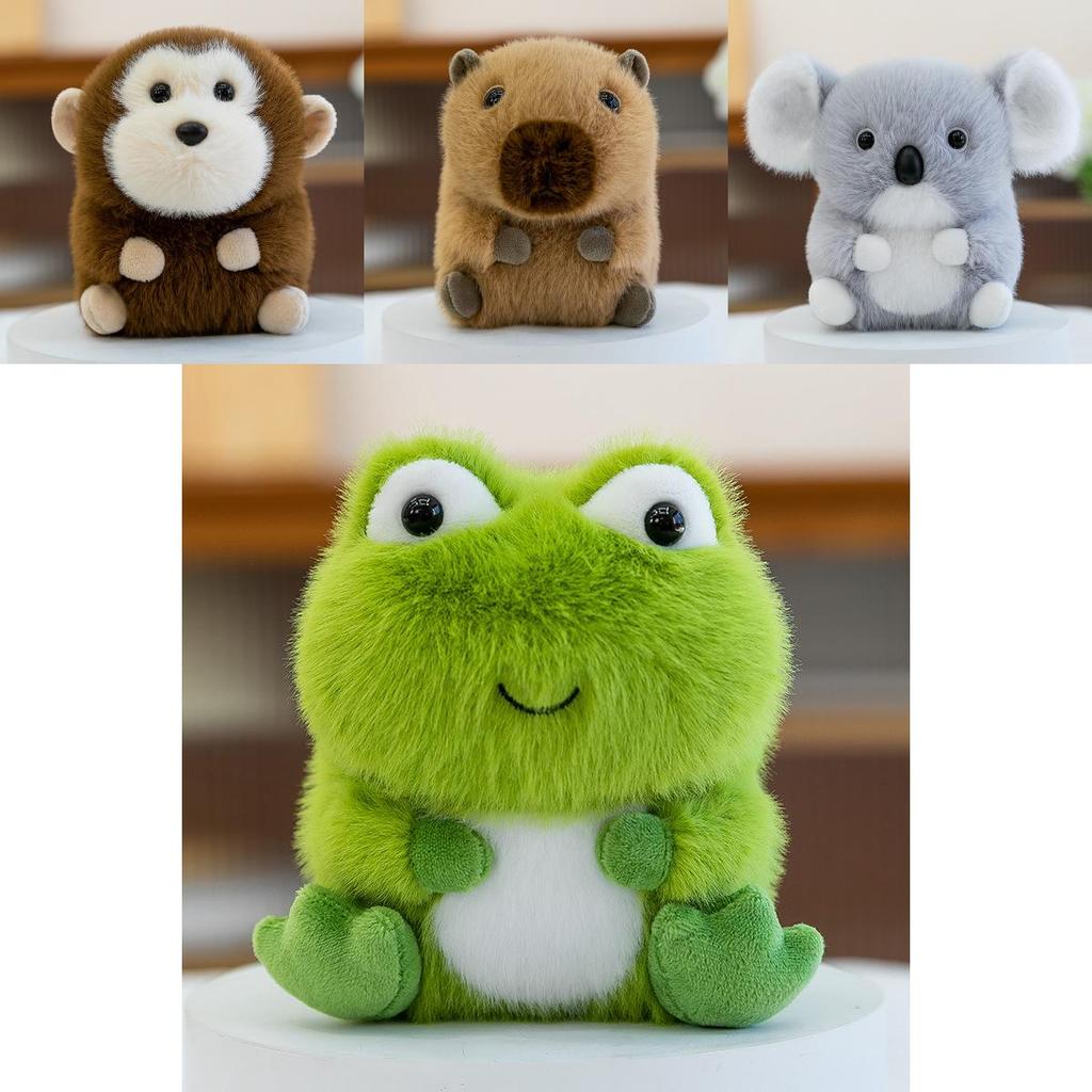 Capybara Frog Pig Bear Plush Toy With Pp Cotton Filling For Kids And Collectors