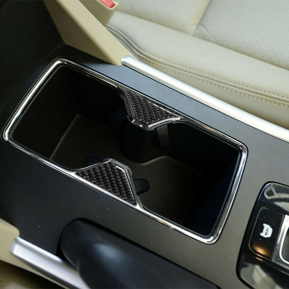 6 x Carbon Fiber Car Gear Shift Cover Trim For Honda Accord 2013 2014 2015-2017