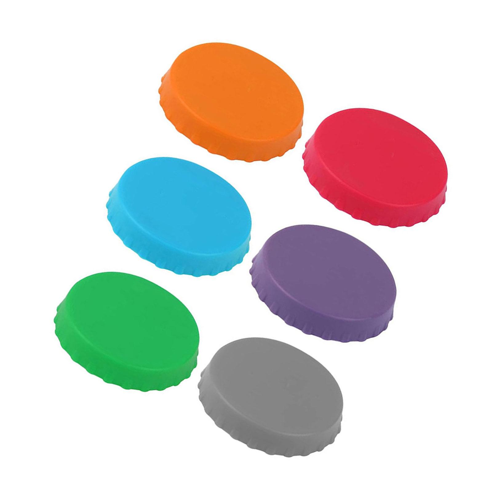 

Набор из 6 силиконовых крышек для банок для напитков, пивных банок, герметизаторы крышек, защита от проливания и пыли, для пикников на открытом воздухе, крышки для банок 6P