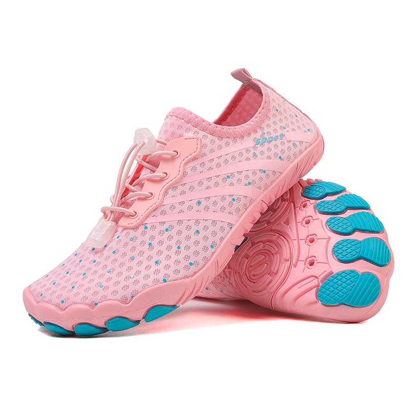 Couple Beach Shoes Barefoot Breathe River Tracing Anti-Slip Quick-Drying Beach Sand-Proof Wading Swimming Surf Snorkeling Shoes