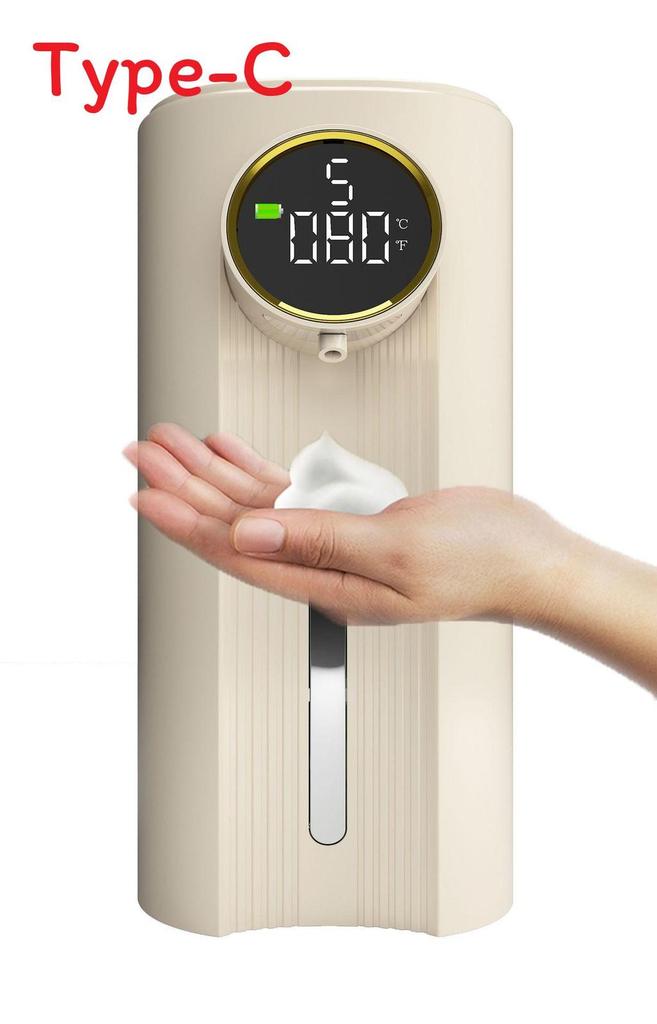 Touchless Desk Soap Dispenser With Foam And Gel Options For Home Office Hygiene