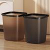 Light Luxury Transparent Large Capacity Trash Can for Home & Office