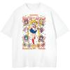 2026 Mode Baumwolle Sailor Moon Lost Americana Bequem Tsukino Usagi Y2K T-Shirt Sommer Herren Streetwear Eltern-Kind T-Shirt