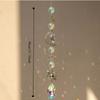 1pcs Hot Crystal Wind Chime Pendant Planet Moon Stars Chime Rainbow Maker Heart Sun Catcher Holiday