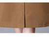 Modisches Damen Sommer 2025 Schlank machendes Hemdkleid aus reiner Baumwolle für Mütter mittleren Alters