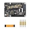 PCIe To M.2 Adapter Power over Ethernet Function For RPi 5 Support NVMe SSD 2230/2242/2260/2280 Fast Speed Read Write