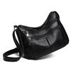 Vintage Damen PU Umhängetasche Multi-Pocket Mother Solid Crossbody Handtaschen