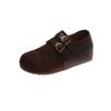 Retro niche design fashionable Birkenstocks women's autumn new versatile casual shallow mouth single shoes