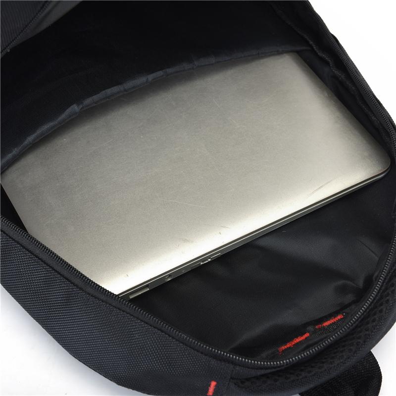 Large-Capacity Student School Bag Casual Solid Color Backpack Material Oxford Men New Backpack Multi-Functional Simple Bag