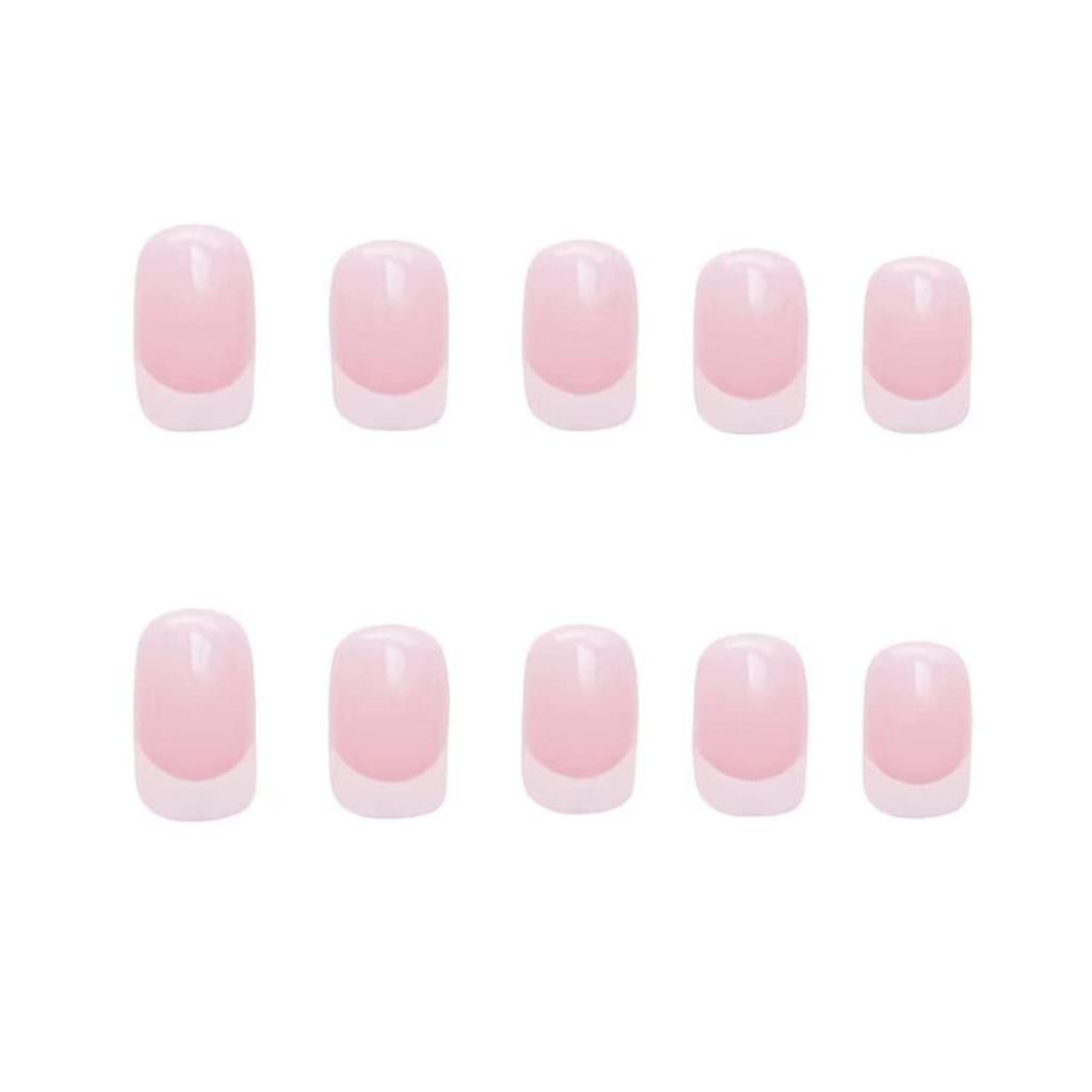1 Set Gradient Press On Nails Coffin Fake Nails Bling False Nails Full Cover False Nail Tips
