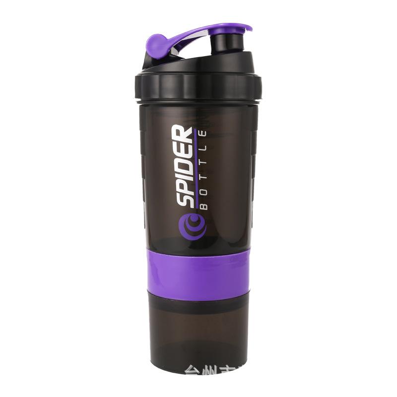 550ML Protein Powder Shaker Cup Milkshake Cup Fitness Cup Mixing Cup with Printed Plastic Cup Water Cup
