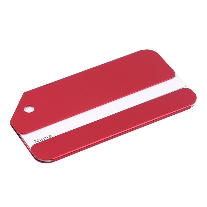 Kofferanhänger für Koffer Aluminium Datenschutz Gepäckanhänger Gepäckidentifikator Reisezubehör Essentials