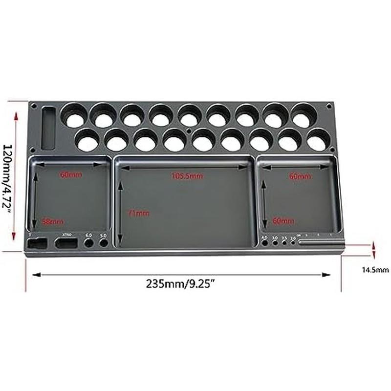 For Durable Metal RC Model Tool Rack for Organized Workspace and Easy Access to Screwdrivers Wire Cutters and Pliers
