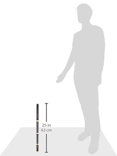 Toyama Musical AULOS Traverso Glenzer AF-1 Flute with Soft Case Black Ivory