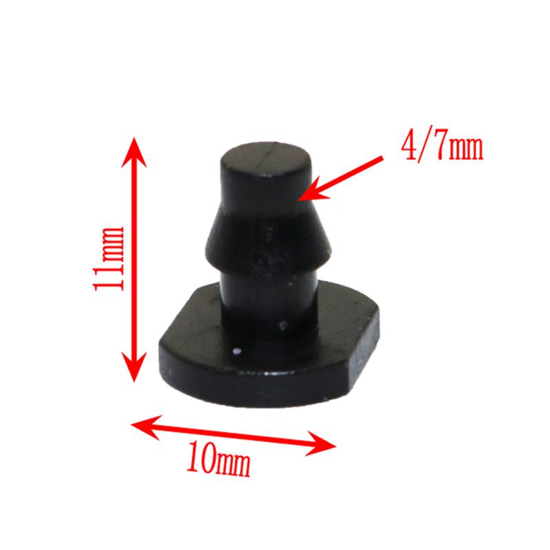 1/4 Inch Irrigation Hose End Plug Garden Irrigation Fittings for 4/7mm Hose Cut Off Water Flow Hose Connectors 50 Pcs
