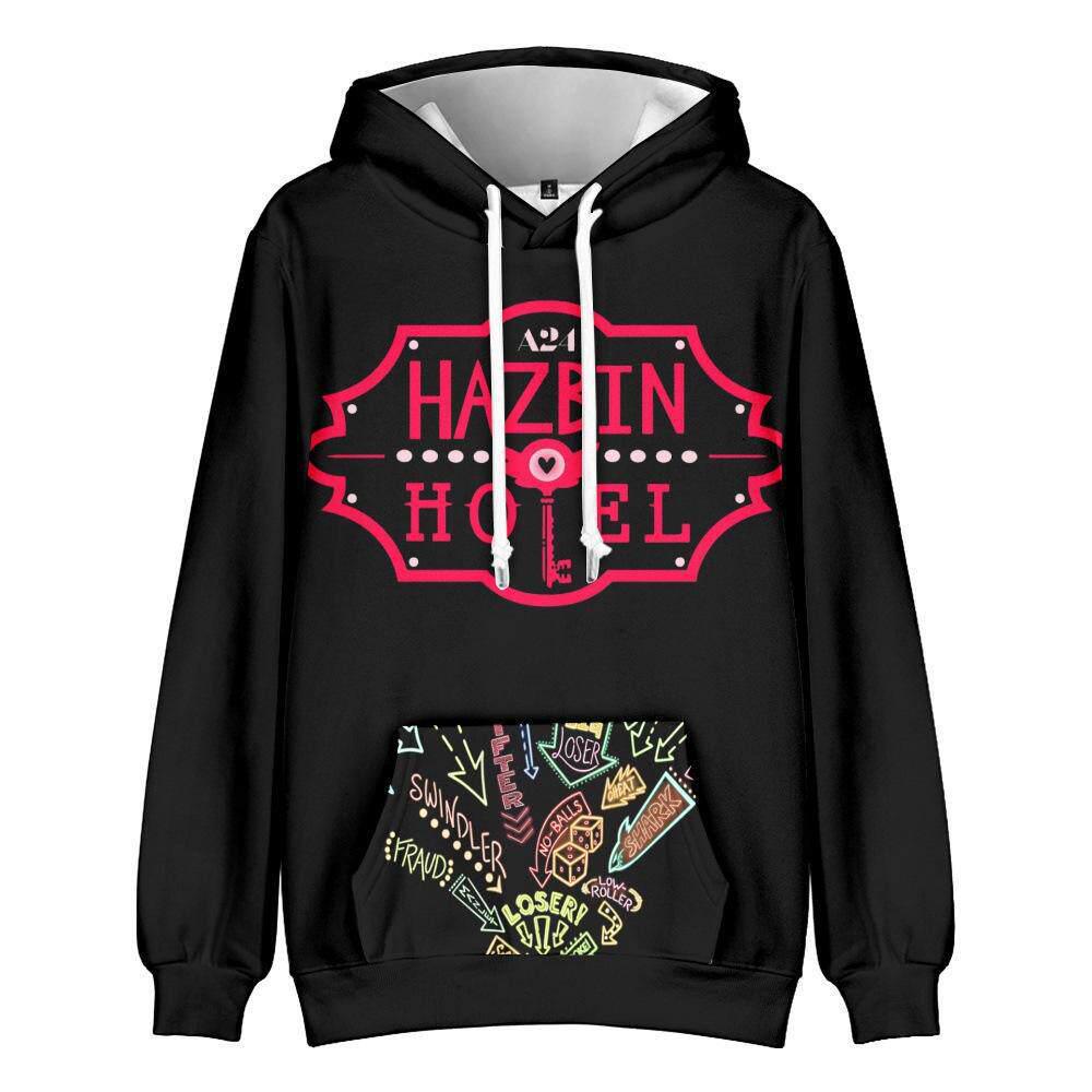 YMQ235 3D Digital Art Plus Size Hoodie - European & American Style