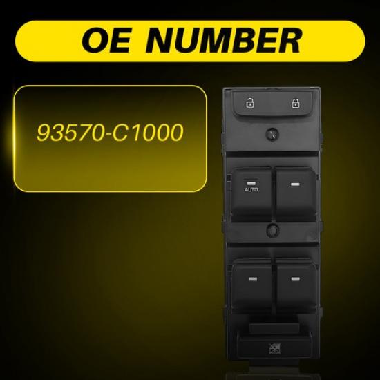Power Window Master Switch Control Driver Side LH For Hyundai Sonata 2015- A