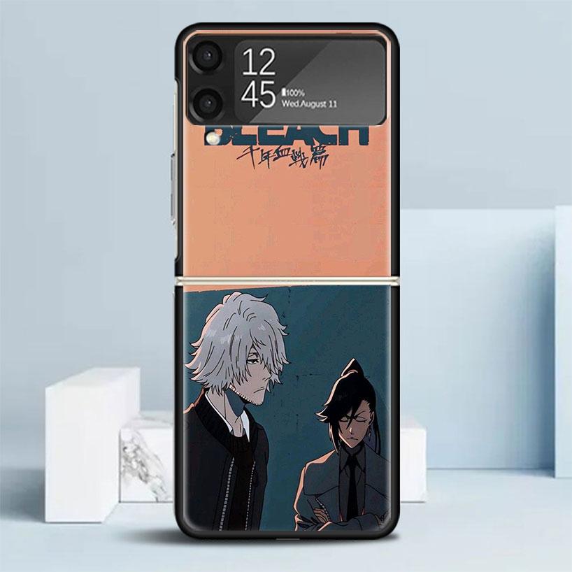 Bleach Kisuke Urahara Phone Case For Samsung Galaxy Z Flip7 Flip6 5G Flip5 Flip4 Flip3 ZFlip 7 6 3 4 5 Shockproof Back Cover Gal