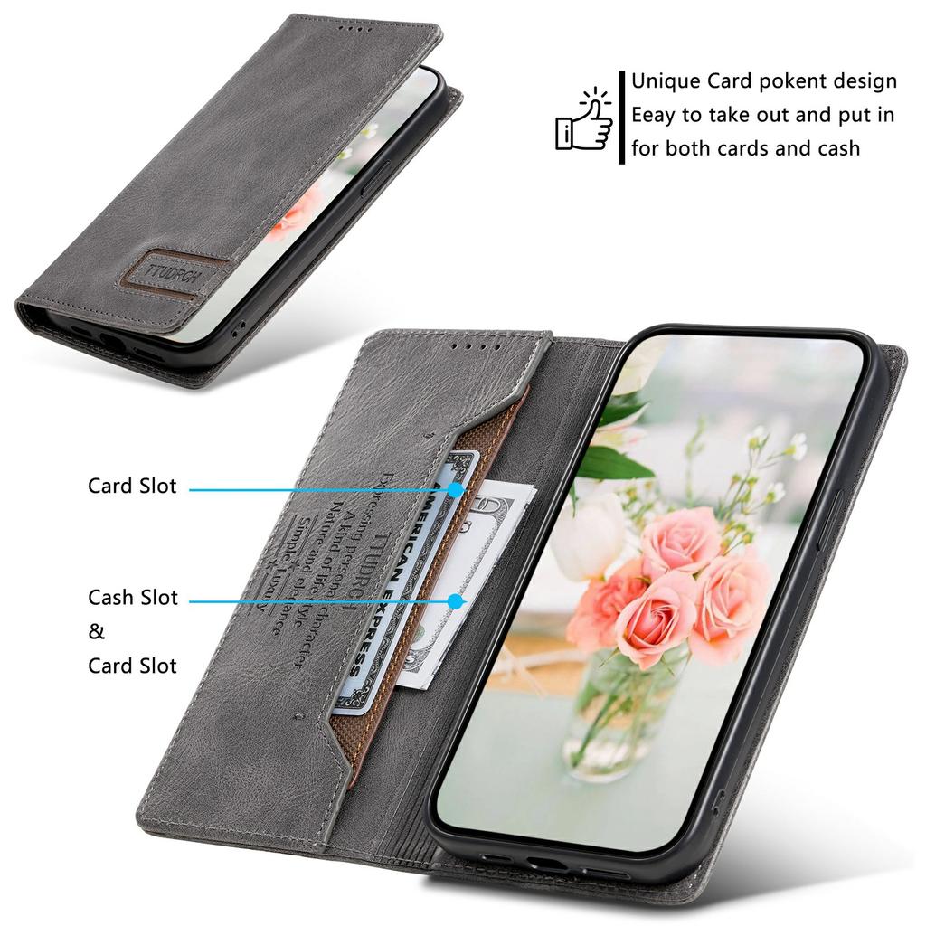 For Xiaomi Redmi 15 5G (EU) (171mm)/4G (EU) (171mm) Leather Case RFID Blocking Wallet Stand Phone Cover