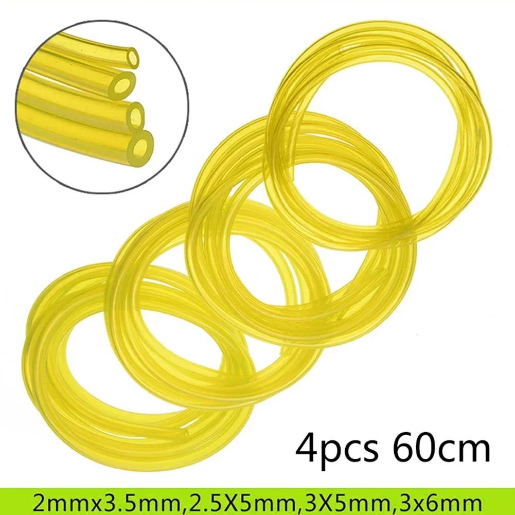 

4PCS Fuel Pipes 4 Sizes Trimmer Chainsaw Blower Tools Yellow Fuel Line Hose Pipe Tubing Tools Parts Replacement Fuel Lines China Mainland