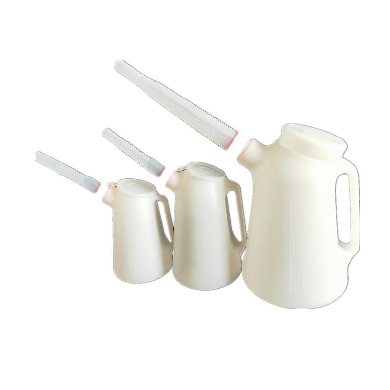 Spot Plastic Oil Can with Long Spout and Scale - Available In 1.2L, 2L, 5L Capacities