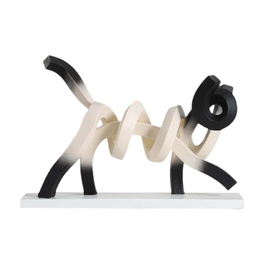 Figure, Minimalist Sculpture for Bookshelf Display