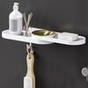 Plastic Draining Soap Box Space Saving Jewelry Storage Rack Bathroom Corner Shelf  Jewelry
