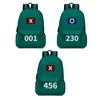 TV Character Backpack Game Cosplay Schoolbag with Large Main Bag And Internal Partition Number Printing Rainproof Backpack