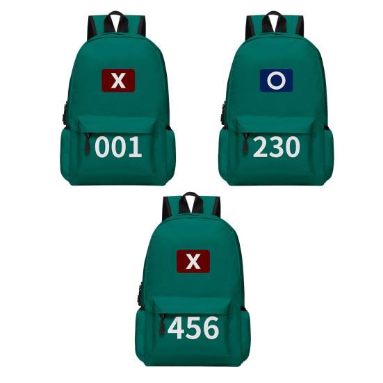 TV Character Backpack Game Cosplay Schoolbag with Large Main Bag And Internal Partition Number Printing Rainproof Backpack