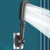 3 Mode Bathroom Water Saving Nozzle Fall-resistant Supercharged Bath Sprayer  Homestay