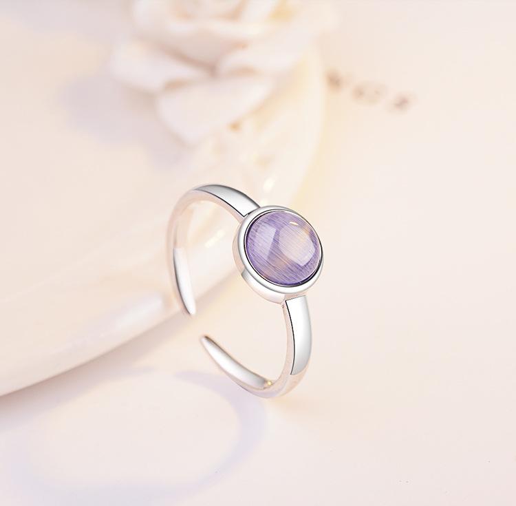 New  925 Sterling Silver Ring open Adjustable Fashion Exquisite Student Girlfriend Women Jewelry Accessories Wedding Party