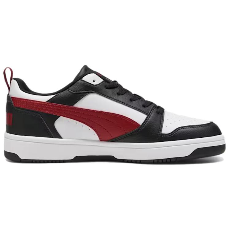 Puma Rebound V6 Low Versatile Comfortable Low-Top Sneakers Unisex Sneakers Black White 392328-30