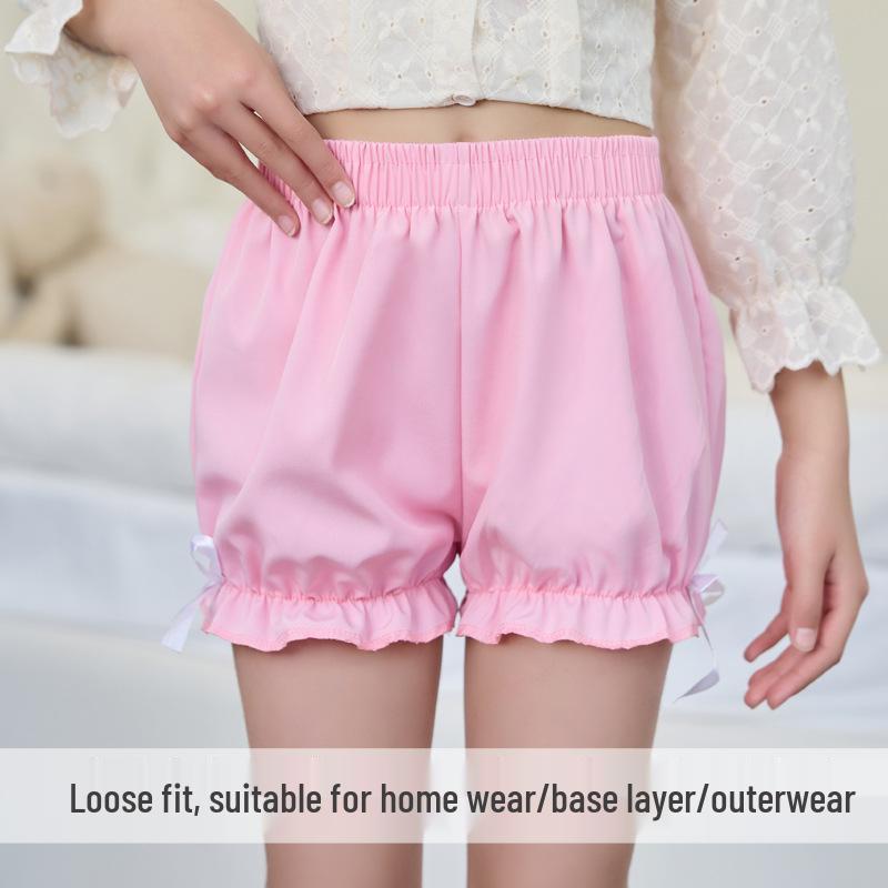 Girls' Summer Anti-Exposure Safety Shorts: Cute Baby Bloomers Base Layer