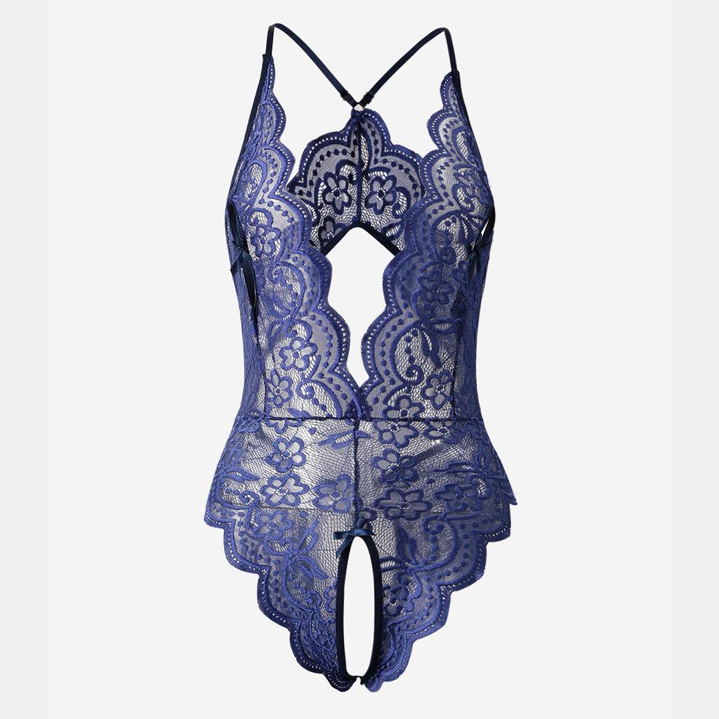 Transparent Lingerie For Women Super  Erotic Underwear Sex Pajamas Crotchless Adult Female Lace Teddies Bodysuit Sexy Outfit