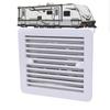 RV Side Vent Fan 12V One Way Silent Wind Air Ventilation Exhaust Fan for Motorhome Trailer Boat Camping Yachts 8.07x7.28in