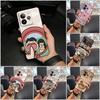 Cartoon Silicone Phone Case For Realme GT7 Pro TPU Shockproof Couple Phone Pouch Anti-dust Full Wrap Soft Case Graffiti
