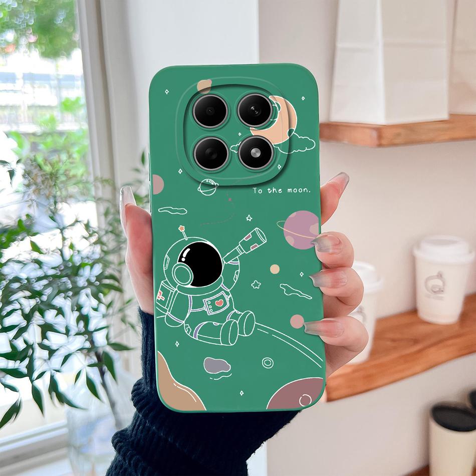 Case For Redmi Note 15 Pro Plus Candy Painted Flower Phone Cover For Redmi Note15 4G 5G Soft Camera Protecion Liquid Back Covers
