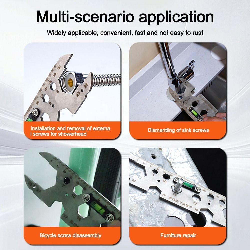Stainless Steel Removal Wrench Shower Faucet Installation Tool  Faucet Installation Repair Tool