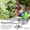 Soil Sifting Set Stainless Steel Potting Sieves Set with 5 Different Mesh and Shovel Gardening Dirt Sifter for Gardening Bonsai
