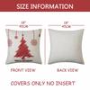 2025 Christmas Pillow Covers Christmas Decorations Throw Pillow Covers Set Of 4 Throw Pillow Cases With Holiday Decor Sofa