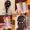 10Pcs Hawaii Sweet Versatile Colorful Flower Hair Clips Mini Flower Hairpins Headwear Perfect For Everyday Hair Accessories