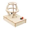 Wooden Diy Earthquake Alarm Model Kids Maker Hands-on Stem Educational Toy