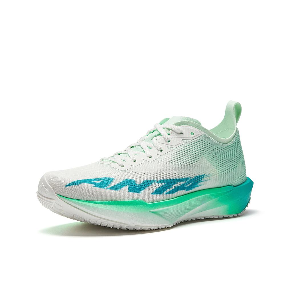 Anta Speed Vanguard Training Shoes Women Running Shoes White Green Blue 922545570-2