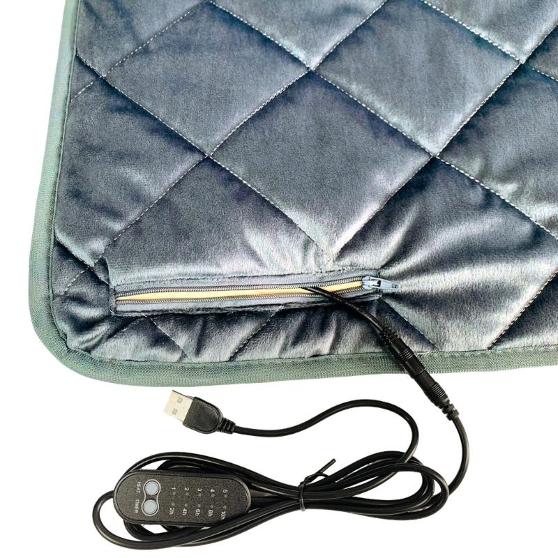 Elektrische Zeltheizungen Matten USB-betrieben Für Campingausflug Langlebigkeit Synthetische Faser mit intelligenten Thermostaten