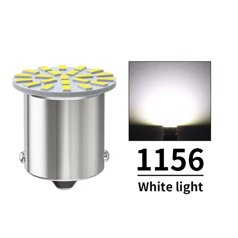 

10X 1156 BA15S 1157BAY15D LED Bulbs Universal Canbus Car Lamp Brake Tail Parking Light Turn Signals Light White for Truck 24V