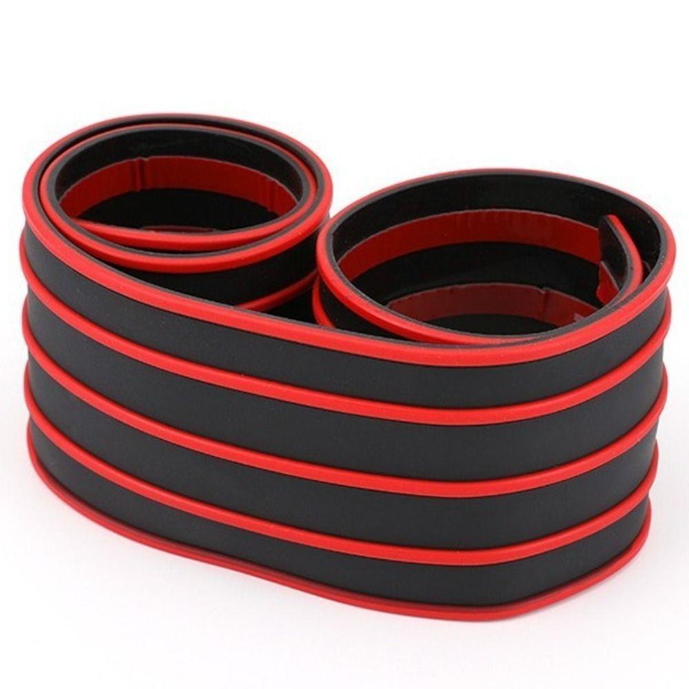 Car Rear Door Edge Guard Anti-Scratch Rear Bumper Guard Cuttable Rubber Mouldings Pad  Trunk Door