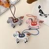 {MX} Cute Cartoon Plush Horse Keychain Auspicious Horse Zodiac Animal Lucky Bag Charm The Year Of The Horse Gift