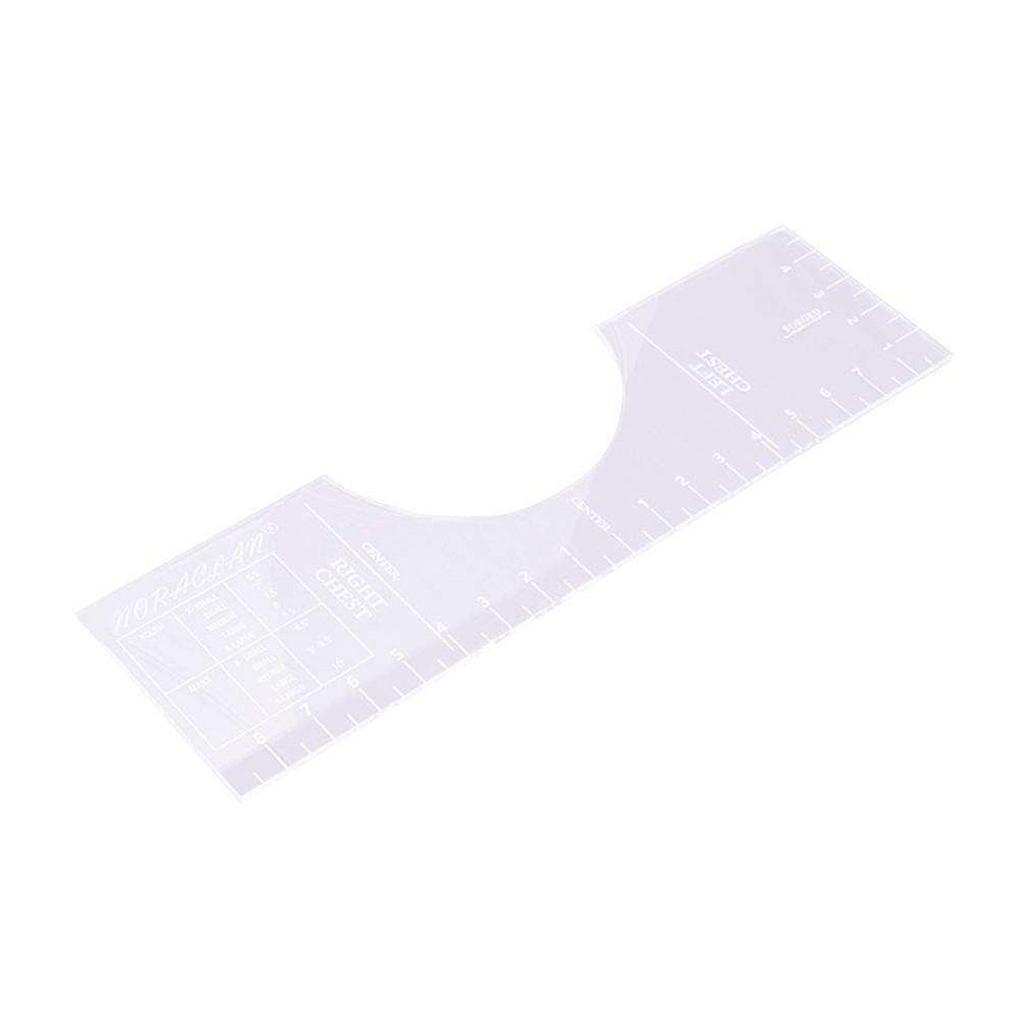 Buy T-shirt Alignment Tool High Accuracy T-shirt Neckline Measurer at ...