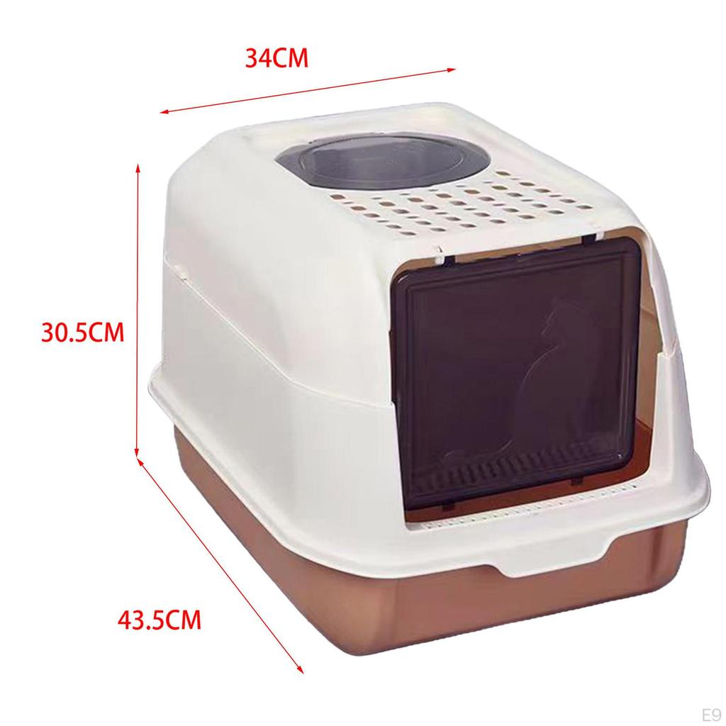 Cat Litter Tray for Kittens with Detachable Pan Indoor Use